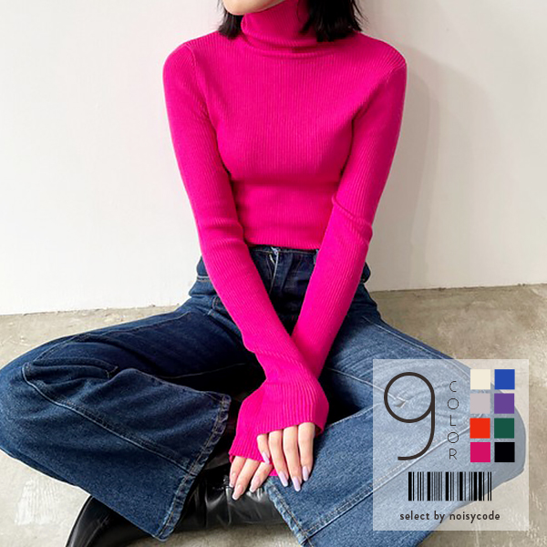 セーター ニット タートルネック レディース トップス シンプル プルオーバー インナー 長袖 長そで タートル ショート丈 おしゃれ おすすめ かわいい 可愛い Plaisir プレジール 通販 Yahoo ショッピング