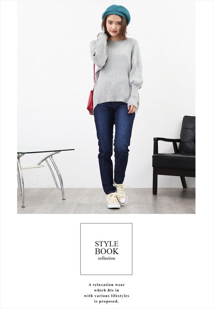 楽ちん ドルマンニット ニット レディース クルーネック Uネック リブ編み ニット 長袖 厚手 ニット セーター ドルマンニット オーバーニット ダーリンニット ドルマントップス ゆったり トップス オフィスカジュアル かわいい 大きいサイズ 大人 上品 Ladies womans tops knit ホワイト アイボリー グレー パープル サックス ネイビー