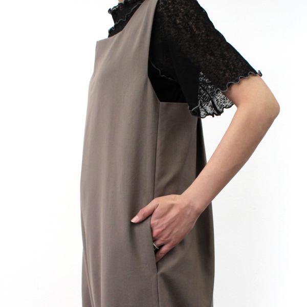 楽ちん ワンピース 春 大人 上品 ロング ロング丈 レディース 綿ツイル コルセット ノースリワンピース ノースリーブ エプロンワンピース ジャンパースカート レディース スカート 春 ロング マキシスカート 春夏 ゆったり ladies onepiece womans ブラック アイボリー ネイビー ベージュ