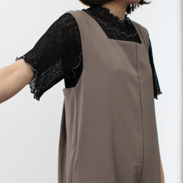 楽ちん ワンピース 春 大人 上品 ロング ロング丈 レディース 綿ツイル コルセット ノースリワンピース ノースリーブ エプロンワンピース ジャンパースカート レディース スカート 春 ロング マキシスカート 春夏 ゆったり ladies onepiece womans ブラック アイボリー ネイビー ベージュ