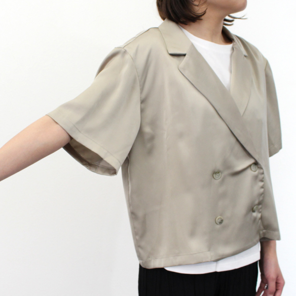 楽ちん 春 ブラウス レディース ビジネス トップス シャツ ブラウス オフィス 透け感 袖コンシャス おしゃれ Tシャツ Uネック フリル 半袖 ゆったり 夏 オフィスカジュアル 春夏 レディース tops Ladies ブラック ピンク ベージュ ブラック