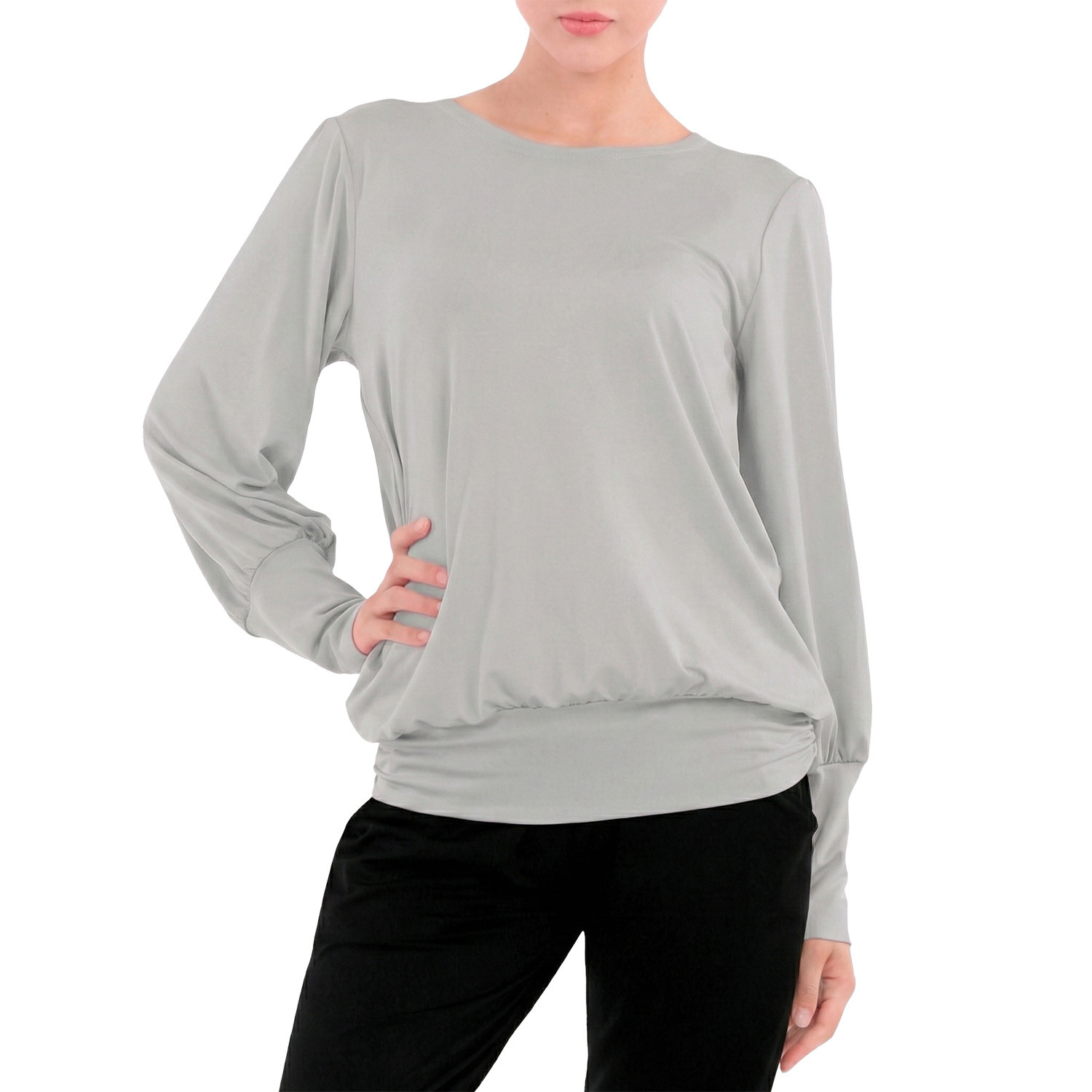 PlanetーC（プラネットシー） ヨガウェア トップス 長袖 めくれない