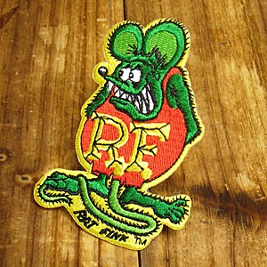 RAT FINK（ラットフィンク） ワッペン アイロン 大人向け おしゃれ
