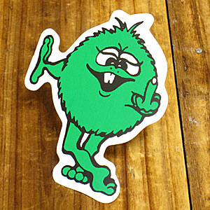 ステッカー グリーンモンスター/右