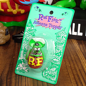 ニャンコ先生　ラットフィンク　アンテナトッパー RAT FINK ラットフィンク アンテナトッパー アンテナボール