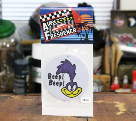 ロードランナー 芳香剤 車 エアフレッシュナー おしゃれ かっこいい かわいい キャラクター アメリカ アメリカン雑貨 ラウンド ムスク |  | 01