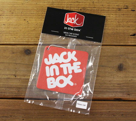 ジャック・イン・ザ・ボックス 芳香剤 車 エアフレッシュナー おしゃれ かっこいい アメリカ アメリカン雑貨 JACK Logo NEW CAR｜planfirst｜02