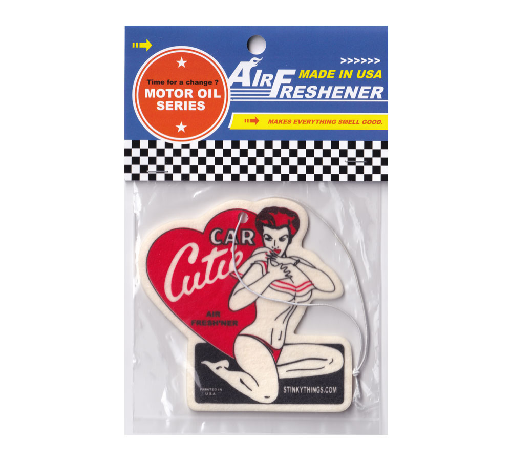 芳香剤 エアフレッシュナー 車 吊り下げ アメリカン カー用品 カーアクセサリー ホットロッド CAR Cutie raff | 