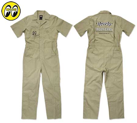 Dickies Mooneyes オーバーオール カーキ ムーンアイズ つなぎ メンズ Dickies ディッキーズ おしゃれ