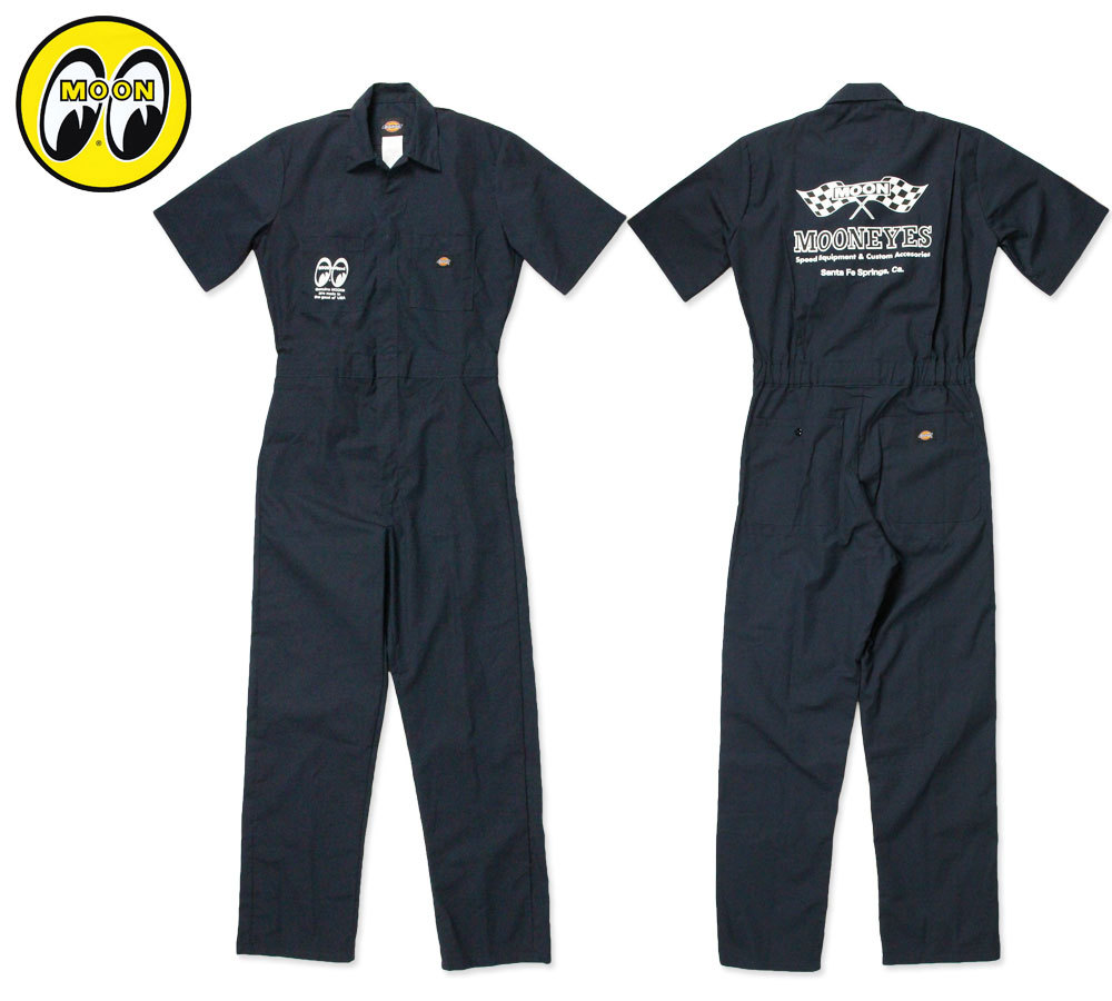 Dickies Mooneyes オーバーオール カーキ ムーンアイズ つなぎ メンズ Dickies ディッキーズ おしゃれ