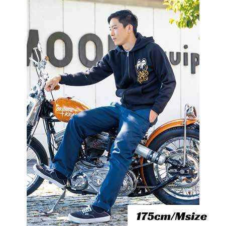 ムーンアイズ パーカー メンズ おしゃれ かっこいい アメカジ バイク