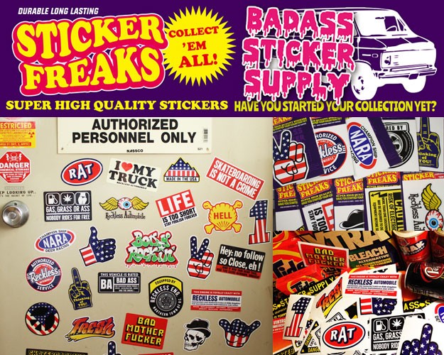 アメリカンステッカー BADASS STICKER SUPPLY2のバナー