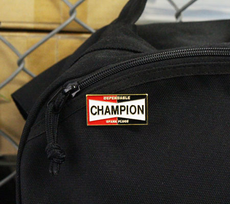 チャンピオン CHAMPION ピンバッジ ピンバッチ ピンズ かっこいい