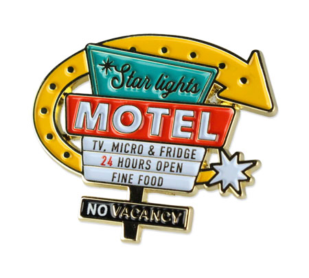 ダルトン ピンバッジ ピンバッチ ピンズ おしゃれ アメリカン かっこいい かわいい アメカジ Motel sign