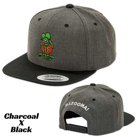 【渋ブランド】RATS ベースボールキャップ　グレー黄緑　アメカジバイカー ラットフィンク キャップ 帽子 メンズ レディース おしゃれ かっこいい
