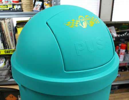 ムーンアイズ 45L ダストボックス エメラルドグリーン ゴミ箱 MOONEYES MOON 45L Dust Box Emerald Green ムーン 45 リットル ダスト ボックス