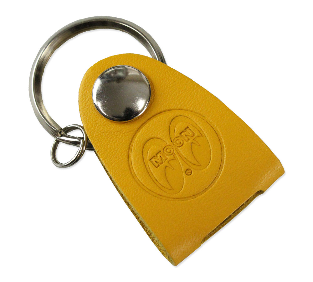 ムーンアイズ レザーキーカバー キーキャップ イエロー