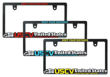 USCV ナンバーフレーム ナンバープレート フレーム ライセンスフレーム