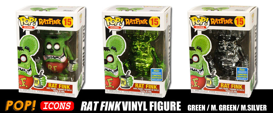 ラットフィンク フィギュア FUNKO POP! ICONS VINYL FIGURE RAT FINK