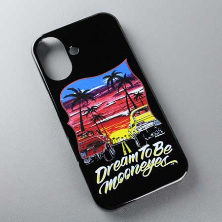 ムーンアイズ iPhone16 ケース アイフォン16 カバー ジャケット おしゃれ かっこいい アメリカン 車 ホットロッド Dream To Be MOONEYES | 