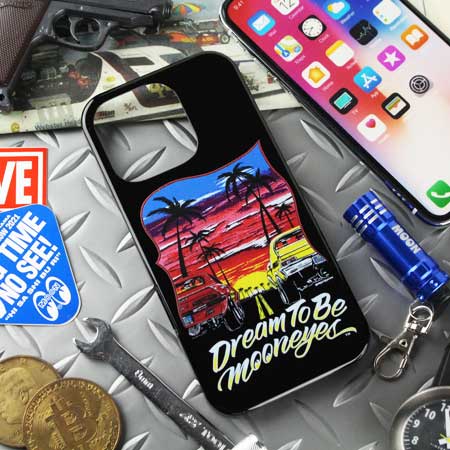 ムーンアイズ iPhone16 Pro ケース アイフォン16Pro カバー ジャケット おしゃれ かっこいい アメリカン 車 バイク Dream To Be MOONEYES |  | 01
