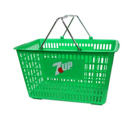 セブンアップ バスケット SHOPPING BASKET 7UP