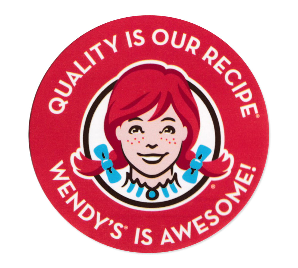 ウェンディーズ Wendy's ステッカー