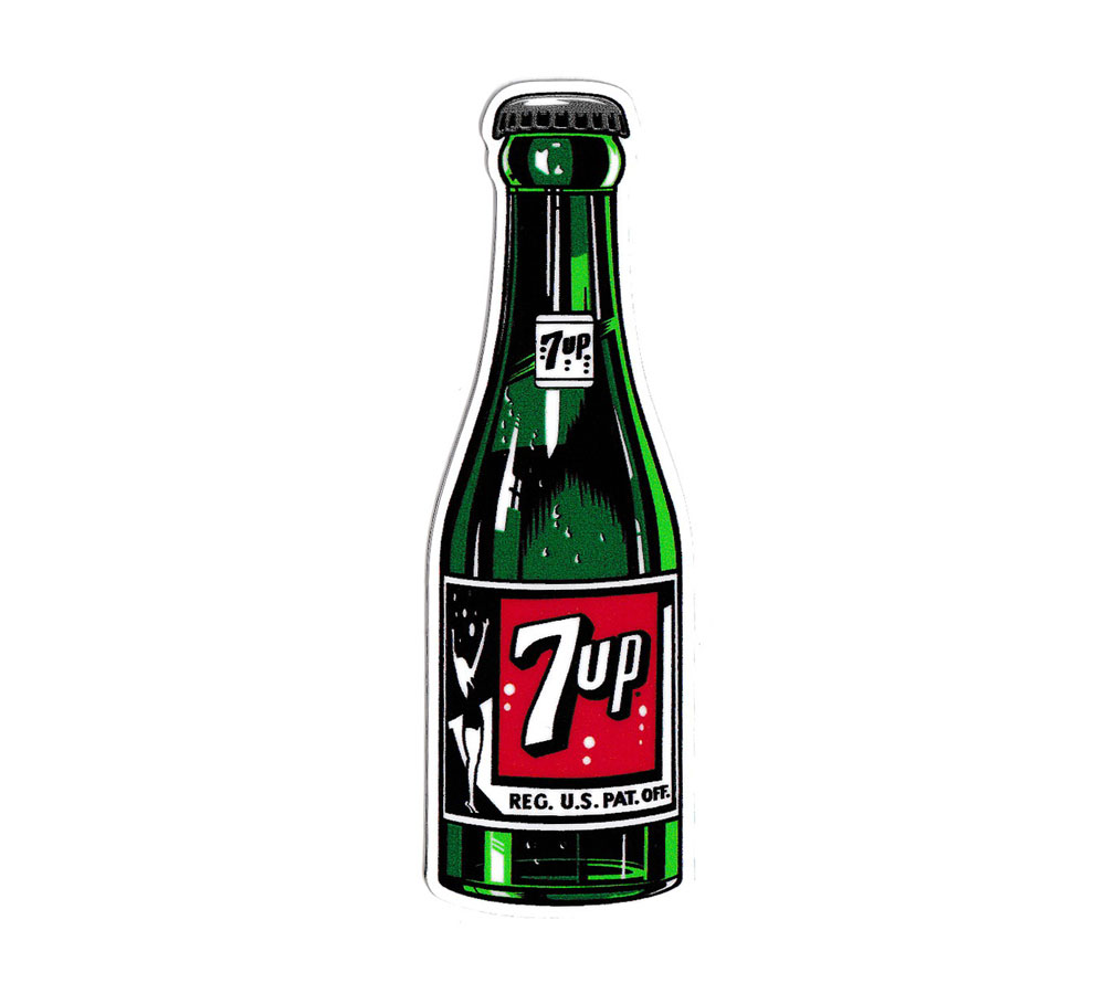 セブンアップ 7UP ステッカー おしゃれ アメリカン かっこいい 車