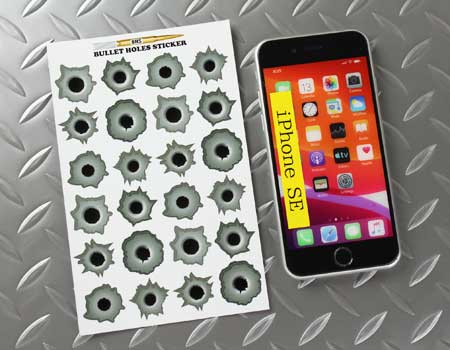 ヴィンテージアメリカン雑貨　弾痕　ミリタリー バレットホール 弾痕 ステッカー 弾丸 ミリタリー アメリカン 面白い