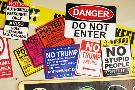 ステッカーアメリカンBADASSSTICKERSUPPLYBSS-016の使用例