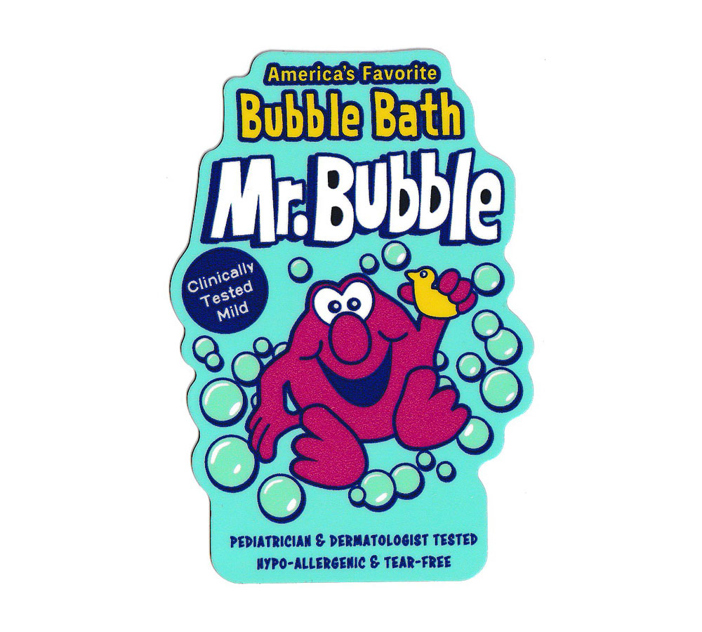 ミスターバブル ステッカー アメリカン おしゃれ キャラクター アメリカ 車 バイク スーツケース キャンプ アメリカン雑貨 Mr. Bubble