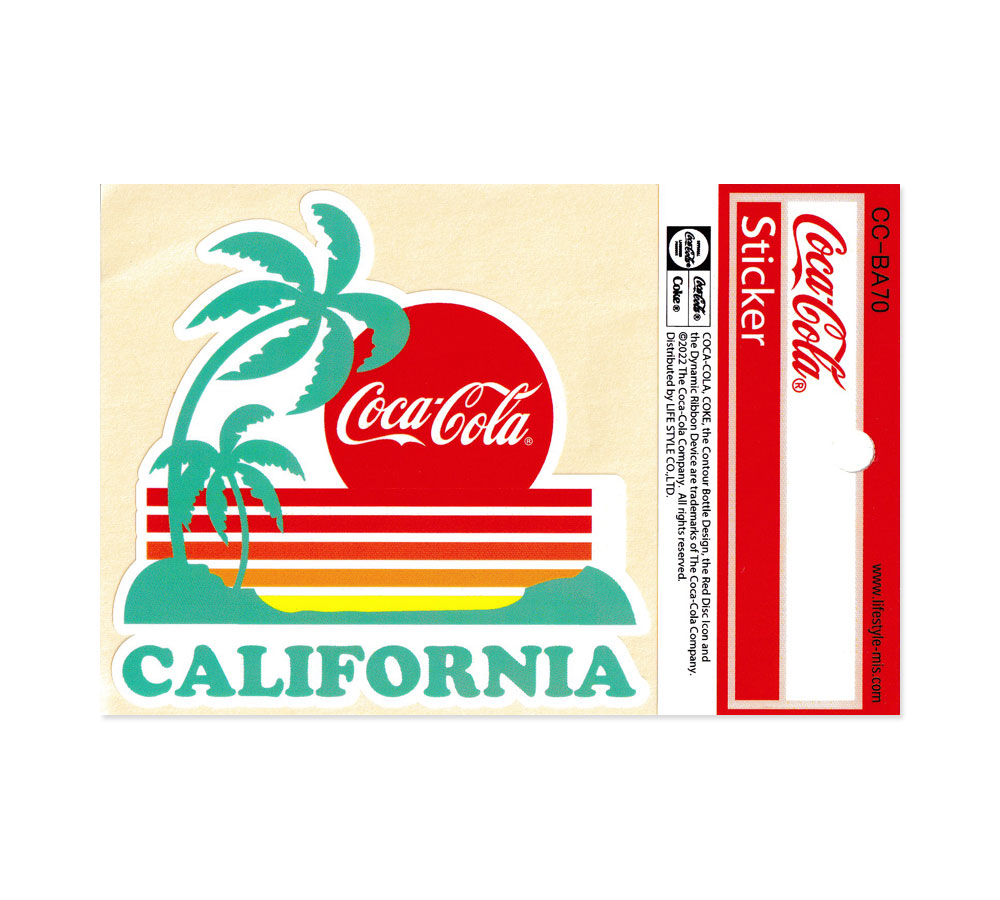 コカコーラ ステッカー CALIFORNIA