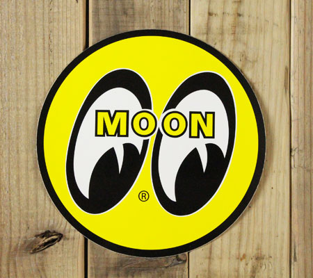 ムーンアイズ ステッカー 車 アメリカン おしゃれ バイク かっこいい アメ車 ホットロッド MOONEYES アイボール 直径約２０.５cm |  | 01