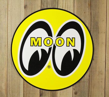 ムーンアイズ ステッカー 車 アメリカン おしゃれ バイク ヘルメット かっこいい アメ車 ホットロッド MOONEYES アイボール 直径約４５cm |  | 01
