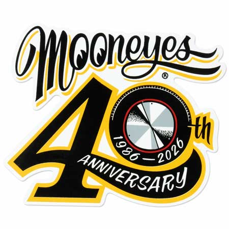 ムーンアイズ ステッカー 40th Anniv Disc