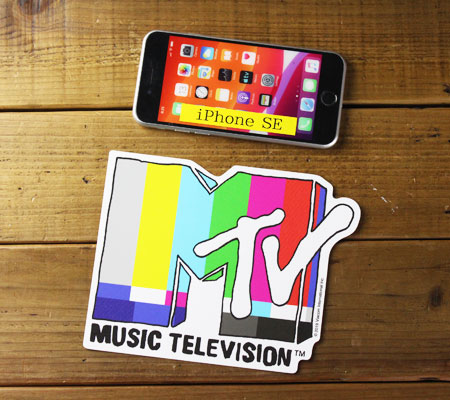 MTV ウォールステッカー おしゃれ アメリカン かっこいい ロゴ 面白い アメリカン雑貨 カラーバー｜planfirst｜03