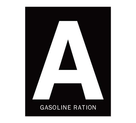 ガスレーション ステッカー 車 アメリカン レトロ ビンテージ おしゃれ かっこいい カスタム ホットロッド カーステッカー 裏貼りタイプ A｜U.S.JUNKYARD