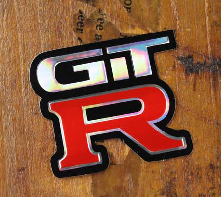 GT-R ステッカー ロゴ マーク アメリカン おしゃれ かっこいい 