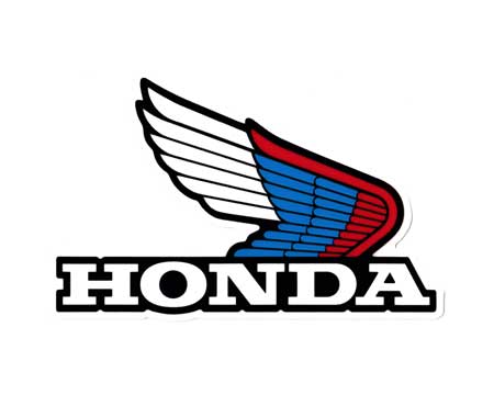 ホンダ HONDA ステッカー ロゴ バイク 車 おしゃれ かっこいい ヘルメット スーツケース ウイング 1972WING トリコロール1 R｜U.S.JUNKYARD