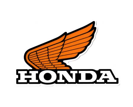 ホンダ HONDA ステッカー ロゴ バイク 車 おしゃれ かっこいい ヘルメット スーツケース ウイング 1972WING イエロー L｜U.S.JUNKYARD