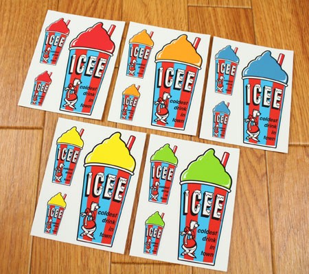 アイシー ICEE ステッカー 車 バイク スーツケース アウトドア 旅行