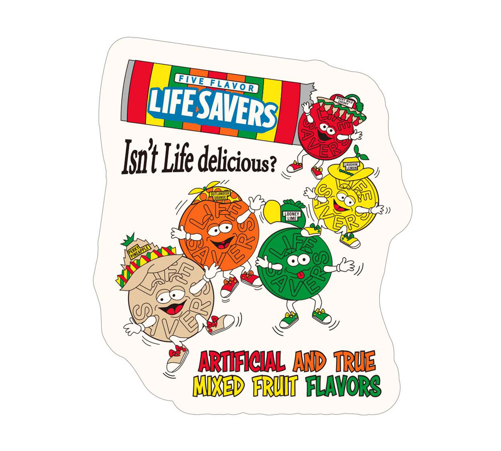 ライフセーバーズ ステッカー LIFE SAVERS