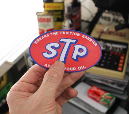 ステッカー STP OIL 車 バイク アメリカン おしゃれ かっこいい NASCAR