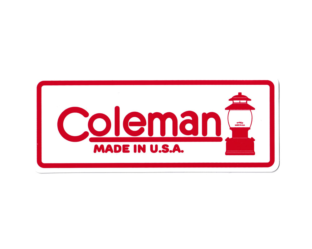 ステッカー コールマン Coleman 車 アメリカン かっこいい アウトドア キャンプ用品 ランタン＿SC-MS112-FEE｜planfirst
