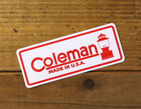 ステッカー コールマン Coleman 車 アメリカン かっこいい アウトドア キャンプ用品 ランタン＿SC-MS112-FEE｜planfirst｜02