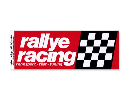 rallye racing ステッカー