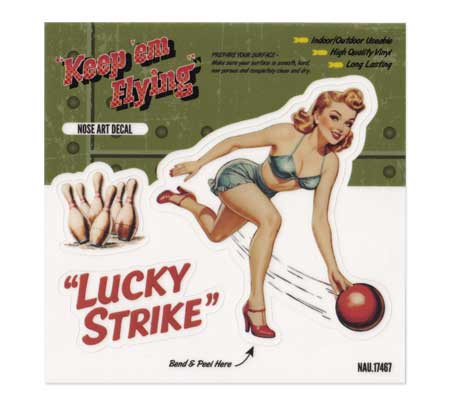 ピンナップガール ステッカー ミリタリー セクシー アメリカン レトロ