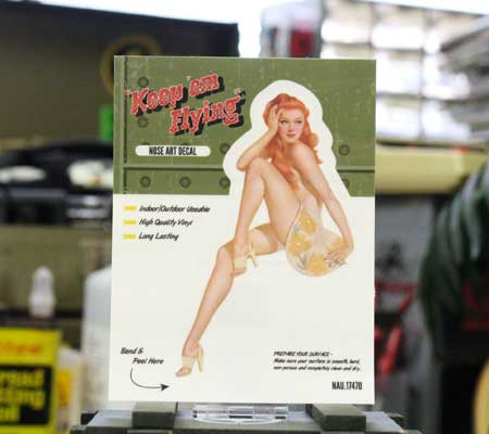 ピンナップガール ステッカー ミリタリー セクシー アメリカン レトロ