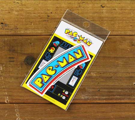 パックマン PAC-MAN ステッカー ブランド ロゴ 昭和 レトロ 面白い
