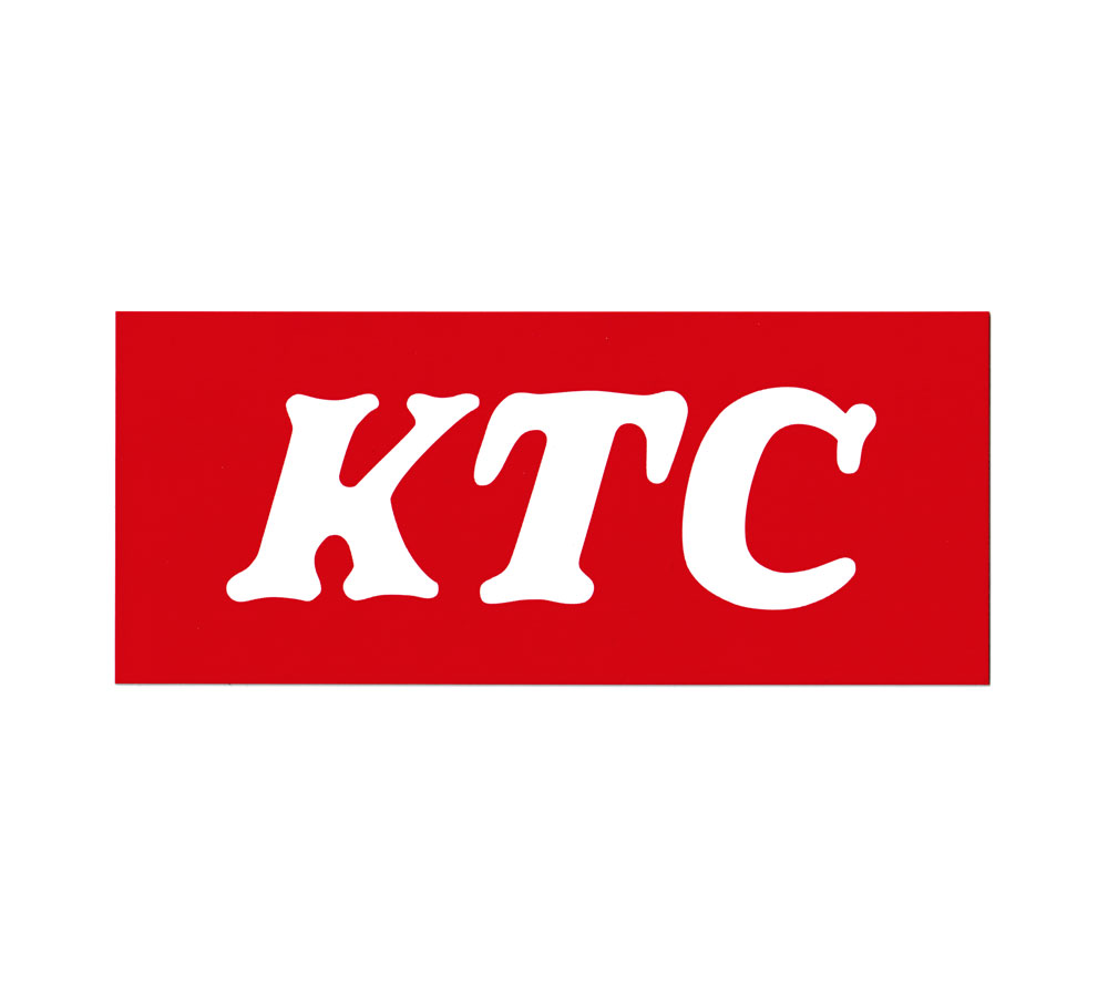 KTC ステッカー かっこいい おしゃれ ブランド ロゴ 車 バイク ツールボックス 工具箱 アメリカン カーステッカー サイズL｜planfirst